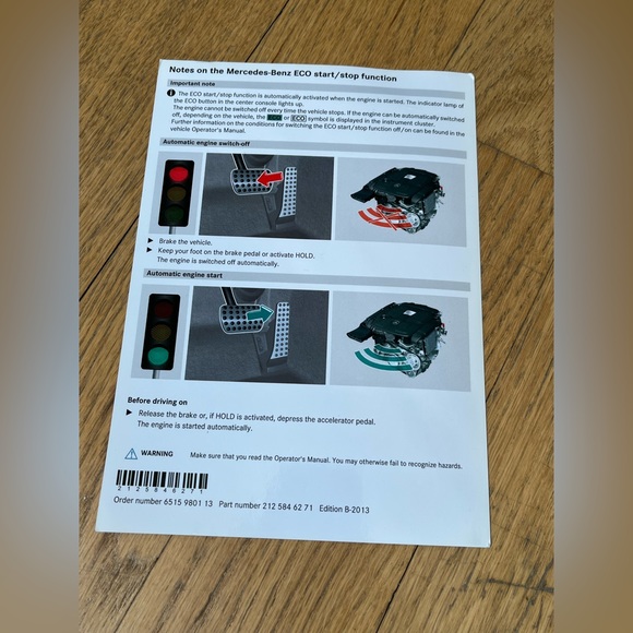 Mercedes Benz Operators Manual/Book and Case - Picture 12 of 16